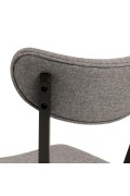Krzesło Roxby szare/czarne - ACTONA
